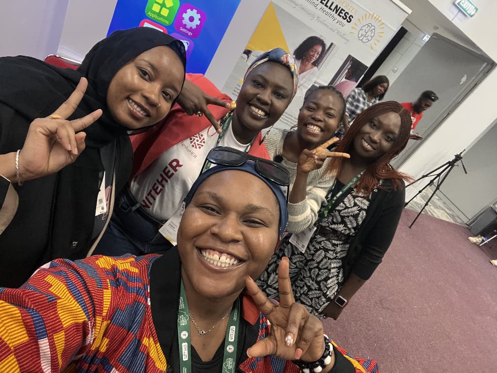Digital Nigeria Mental Health booth at the Digital Nigeria International Conference 2025